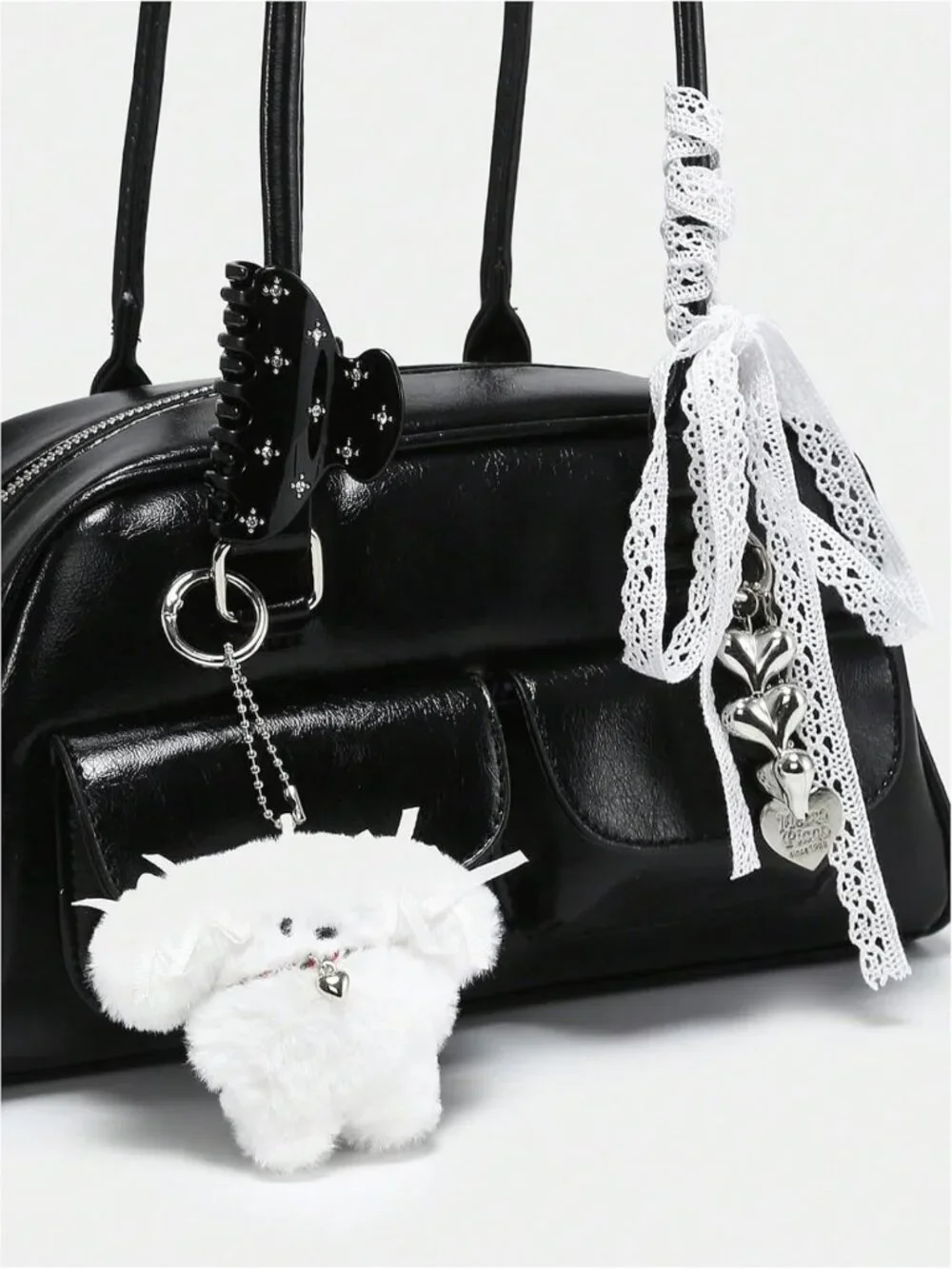 Chic Y2K Bow Coquette Purse | Kawaii Shoulder Bag for Trendy Fashionistas